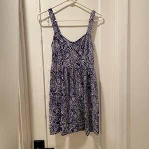 Forever 21 Navy and White Dress